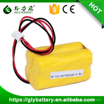 NI-CD AA700mAh Bateria Recarregável 4.8V